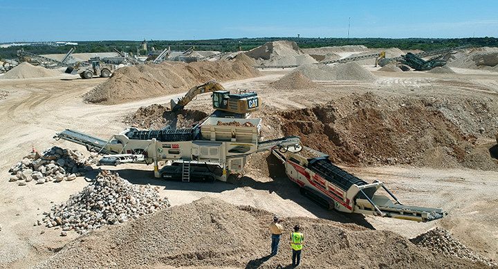 Several drum sieves can be combined if necessary.  